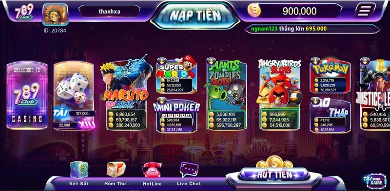 Game bài đổi thưởng 789 