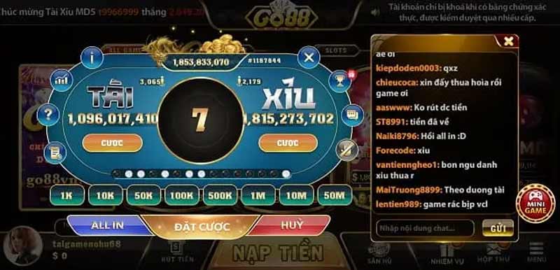 Tìm hiểu về game bài tài xỉu đổi thưởng 