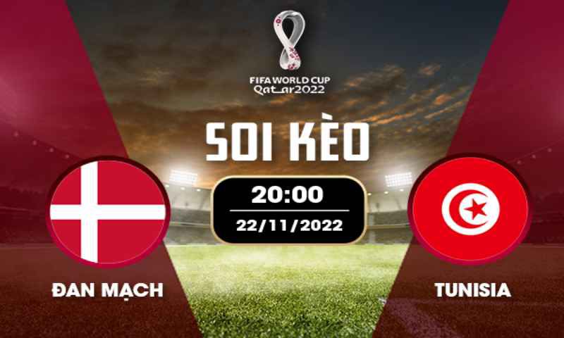 soi kèo Đan Mạch vs Tunisia