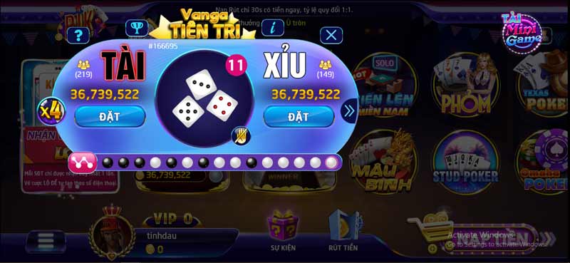 Tựa game cá cược Tài xỉu Kufun